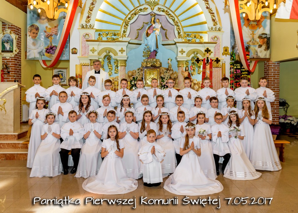 Pierwsza Komunia święta w Garbowie - Cukrowni 2017